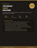 The Ebook Video Machine - AI video marketing ebook cover
