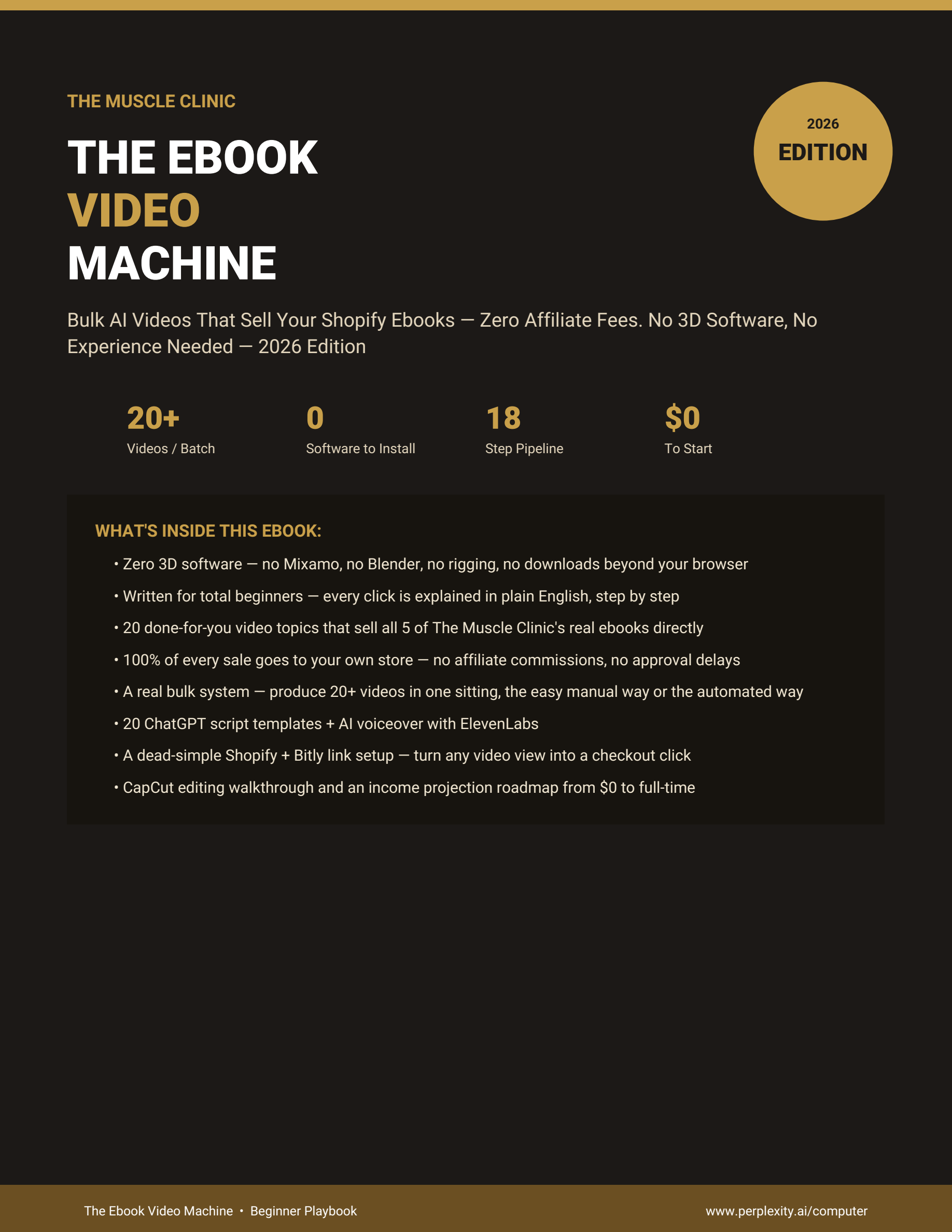 The Ebook Video Machine - AI video marketing ebook cover