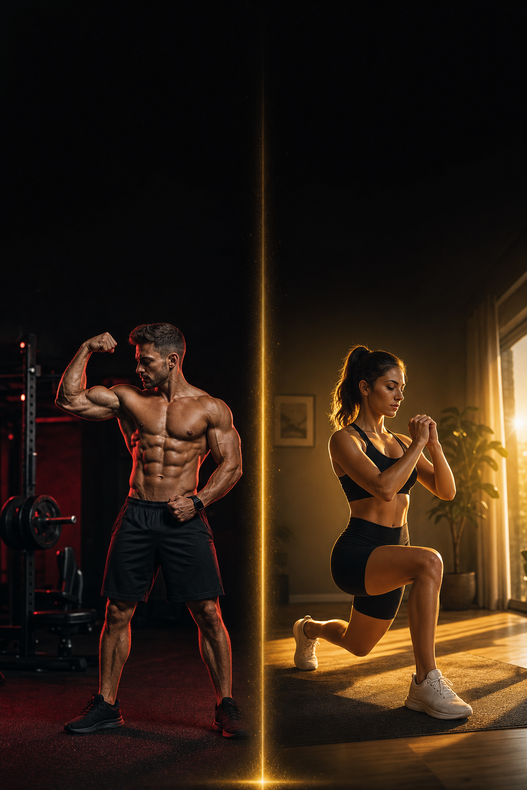 The Complete Transformation Stack cover - split composition gym and home